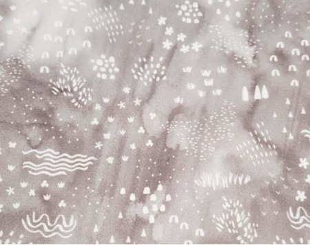 Grey Watermarks on Minky