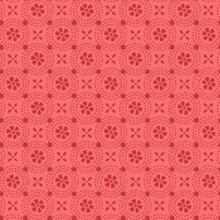 Peachy Pink Dotted Circles