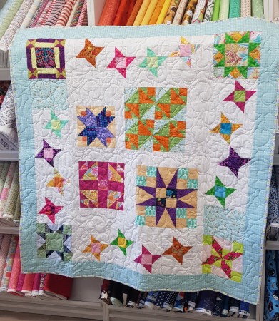 Quilting av teppe